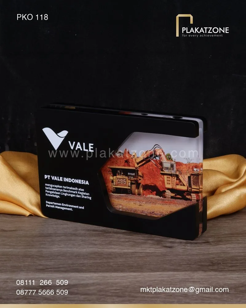 PKO118 Plakat Kayu Akrilik Vale Indonesia