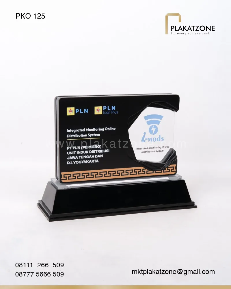 PKO125 Plakat Kayu Akrilik I-mods PLN